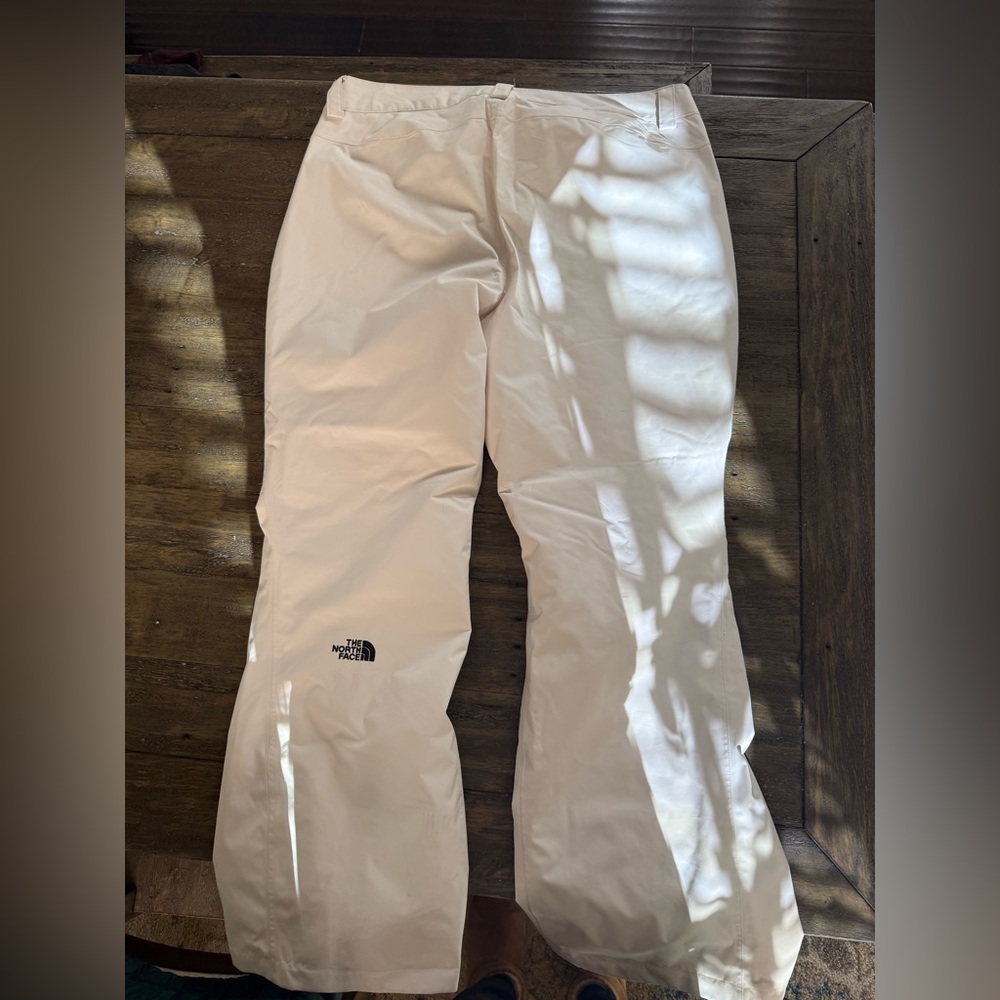 The North Face Cream Snow Pants